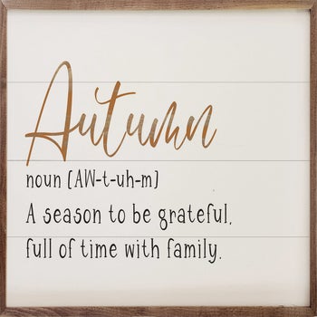 Autumn Definition White